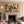 Dotted Woodland in Blue and Autumn Gold Wall Art styled interior scene 1 | OILDECO