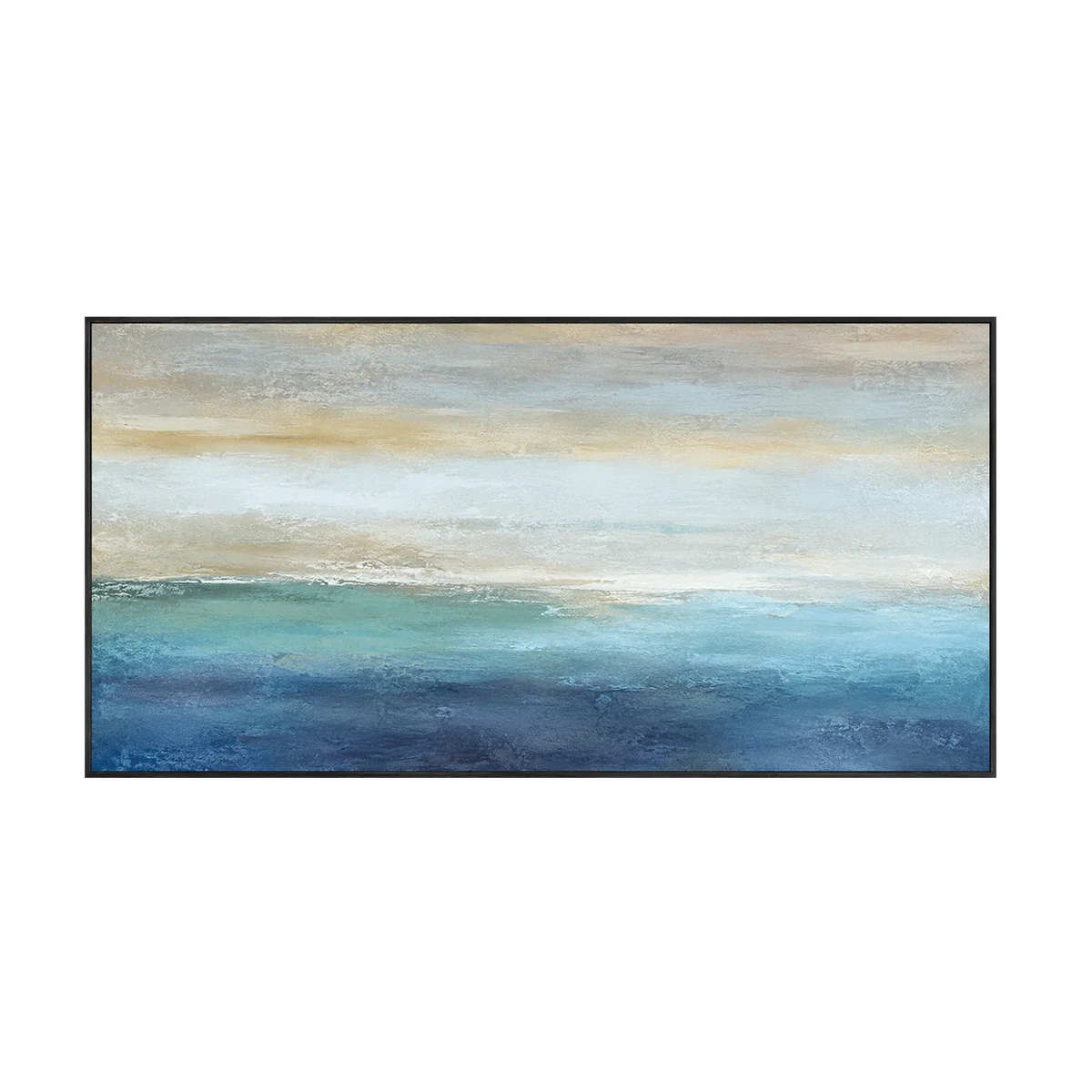 Küsten-Wandbild „Vergoldeter Horizont“