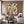 Warm Ochre and Stone Checkerboard Wall Art styled interior scene 2 | OILDECO