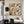 Warm Ochre and Stone Checkerboard Wall Art styled interior scene 3 | OILDECO