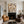 Warm Ochre and Stone Checkerboard Wall Art styled interior scene 5 | OILDECO