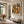 Tall Gathering in Mustard Teal and Black Wall Art styled interior scene 3 | OILDECO