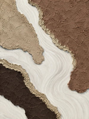 Original artwork view of Canyon Flow Textured Wall Art | Oildeco