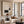 Fine Rectangles with Black and Umber Blocks Wall Art styled interior scene 2 | OILDECO