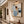 Pale Blue Pebble Forms with Rust Accents Wall Art styled interior scene 3 | OILDECO