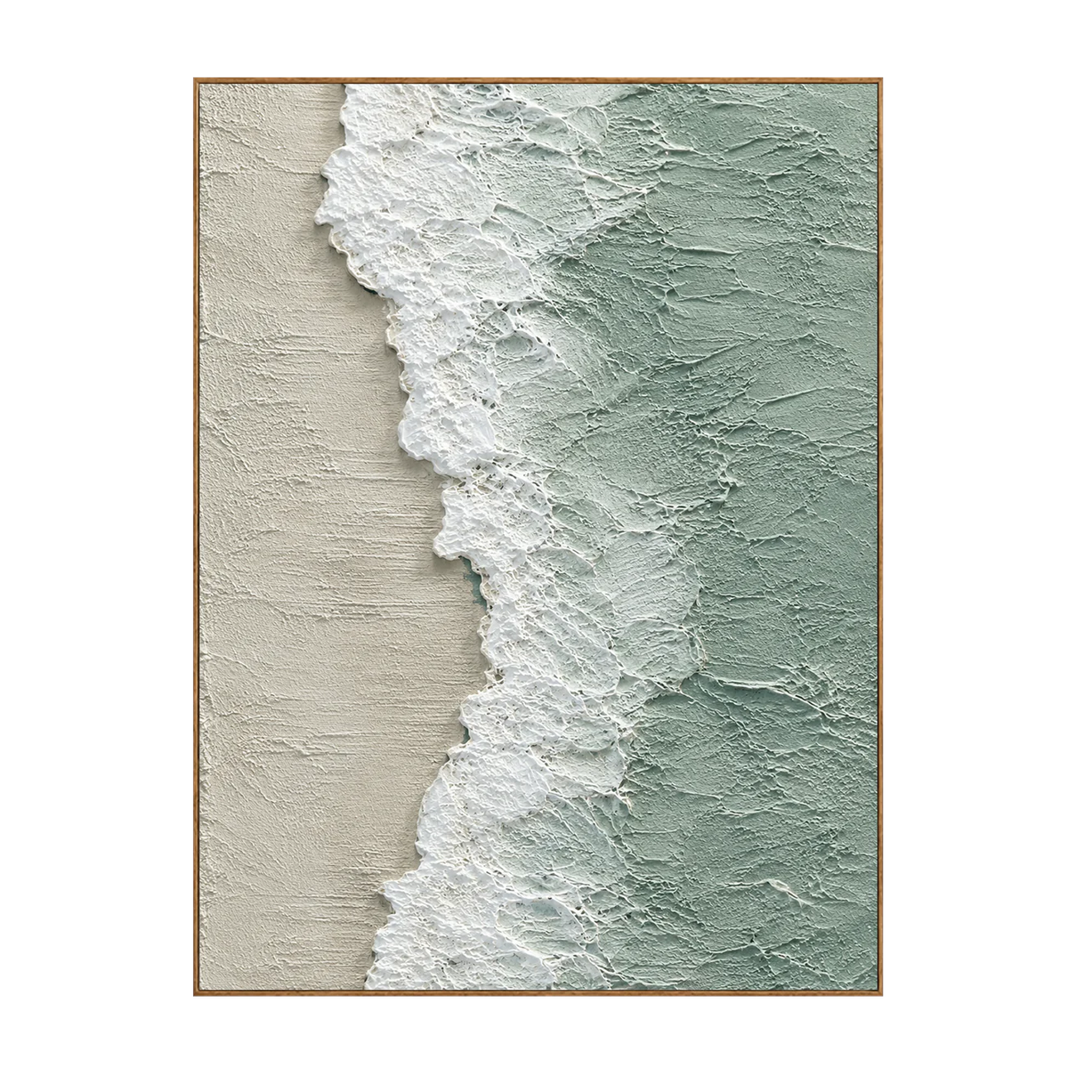 Seafoam Edge Coastal Wall Art