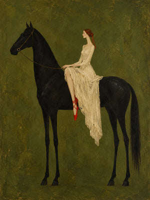 Equestrian Muse artwork view | OILDECO
