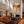 Blush and Ochre Textured Abstract Wall Art styled interior scene 2 | OILDECO