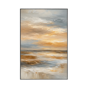 Amber Sky Coastal Wall Art | Oildeco