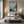 Mist Cityscape Abstract Wall Art displayed in a bright dining room | Oildeco