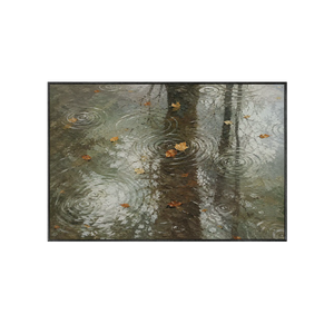 Rain Mirror City Wall Art | Oildeco