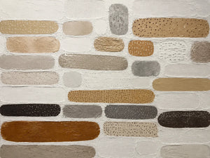 Neutral Capsule Textured Wall Art lifestyle view 2 | Oildeco