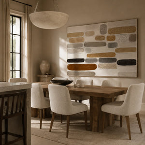 Neutral Capsule Textured Wall Art lifestyle view 4 | Oildeco