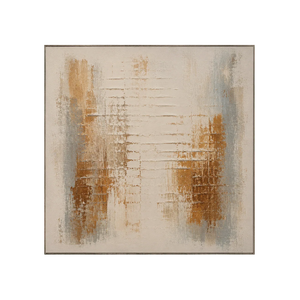Rust Grid Textured Wall Art | Oildeco