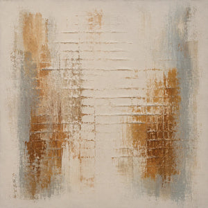 Rust Grid Textured Wall Art lifestyle view 2 | Oildeco