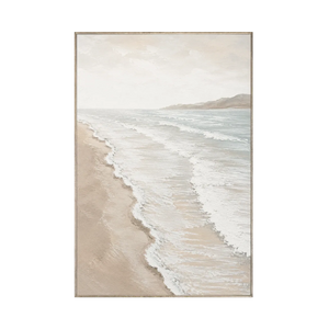 Pale Shore Coastal Wall Art | Oildeco