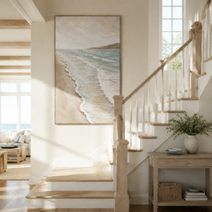Pale Shore Coastal Wall Art lifestyle view 5 | Oildeco