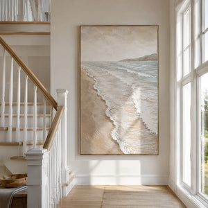 Pale Shore Coastal Wall Art lifestyle view 6 | Oildeco