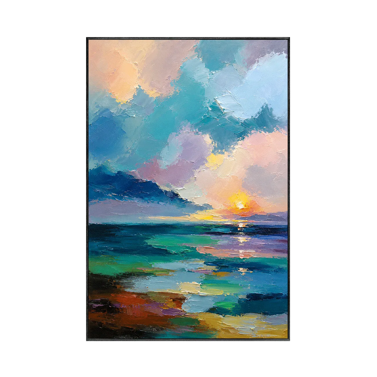 Prism Sunset Coastal Wall Art
