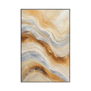 Sandstone Flow Textured Wall Art | Oildeco