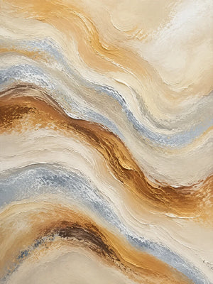 Sandstone Flow Textured Wall Art lifestyle view 2 | Oildeco