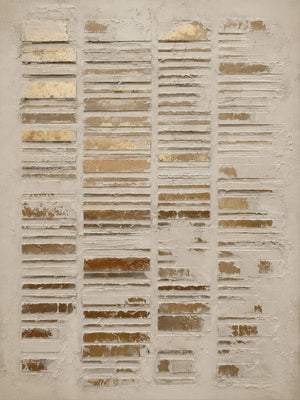 Gilded Column Relief Wall Art lifestyle view 2 | Oildeco