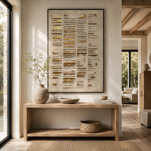 Gilded Column Relief Wall Art lifestyle view 3 | Oildeco