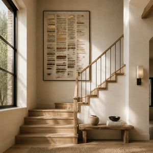 Gilded Column Relief Wall Art lifestyle view 4 | Oildeco