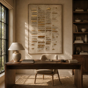 Gilded Column Relief Wall Art lifestyle view 7 | Oildeco