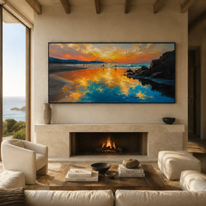 Sunset Cove Coastal Wall Art lifestyle view 5 | Oildeco