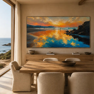 Sunset Cove Coastal Wall Art lifestyle view 6 | Oildeco